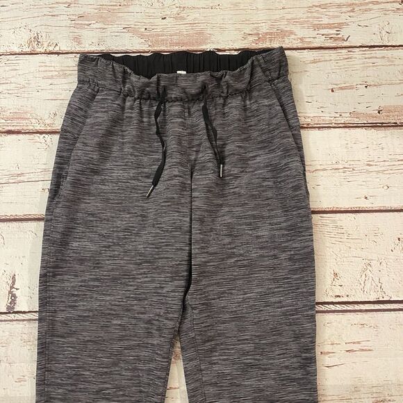 Lululemon On The Fly Pant 28" Size 6 Wee Are From Space Black Slate / Black - Picture 2 of 11